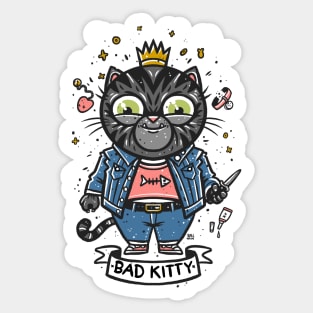 BAD KITTY Sticker